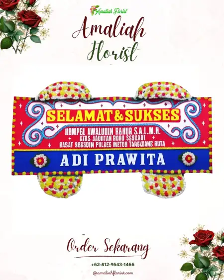 Papan Bunga Ucapan Selamat Cipanjalu